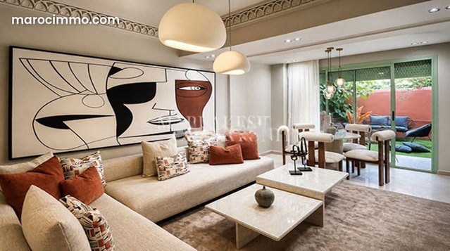 Appartement moderne meublé en location Hivernage — 2