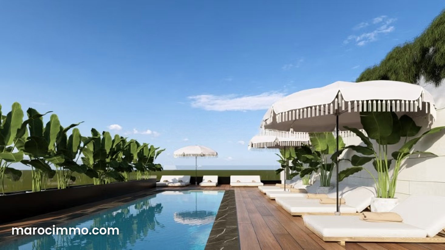 High-end studio apartment with terrace, Victor Hugo, Marrakech — Marrakesh