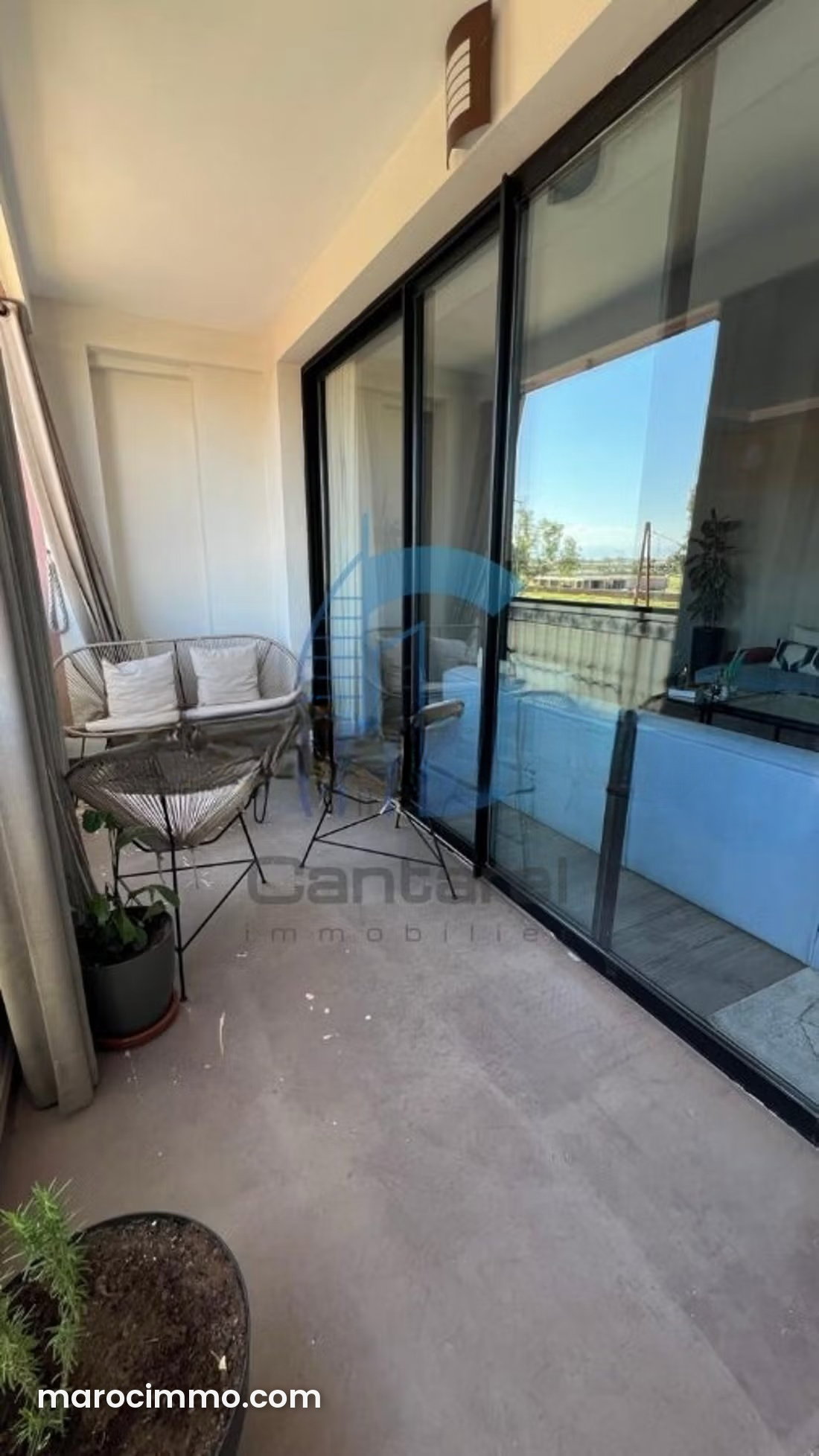 Maison meublée 157 m², Hivernage, Marrakech, 2 chambres — Marrakech