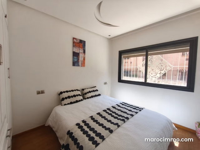 Location appartement 3 chambre meublée à Guéliz. 85 mètre — 4