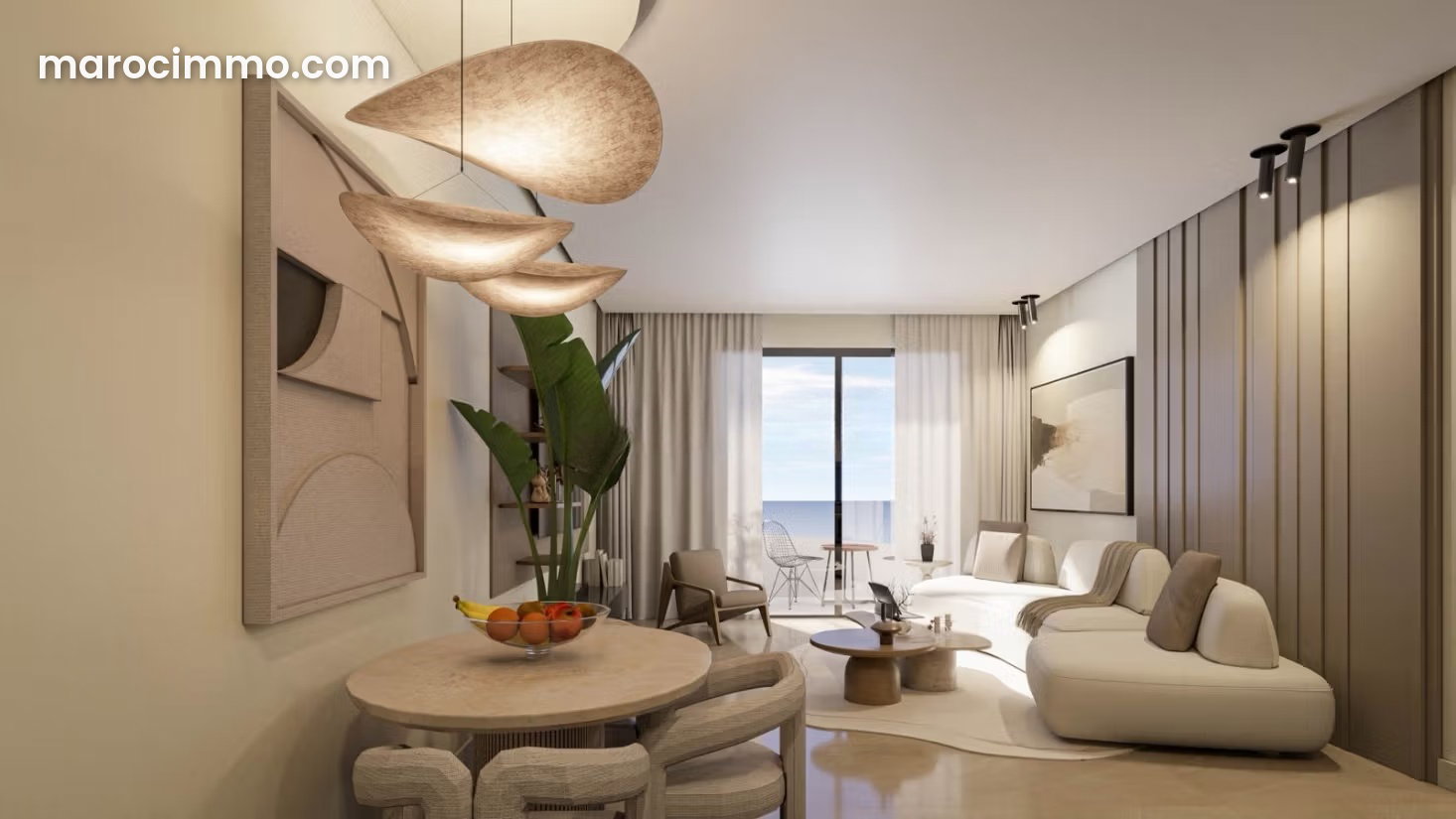 Brand-new 40 m² studio with titled parking space, Riviera, Casablanca — Casablanca