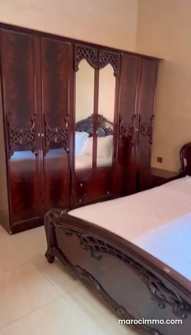 À louer – Étage de villa meublé à Riad Salam — 4