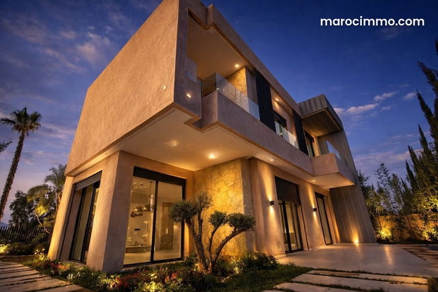 Villa de Prestige à 4 km de Marrakech – 800 m² de Terrain & 4 Suites Élégantes — 2