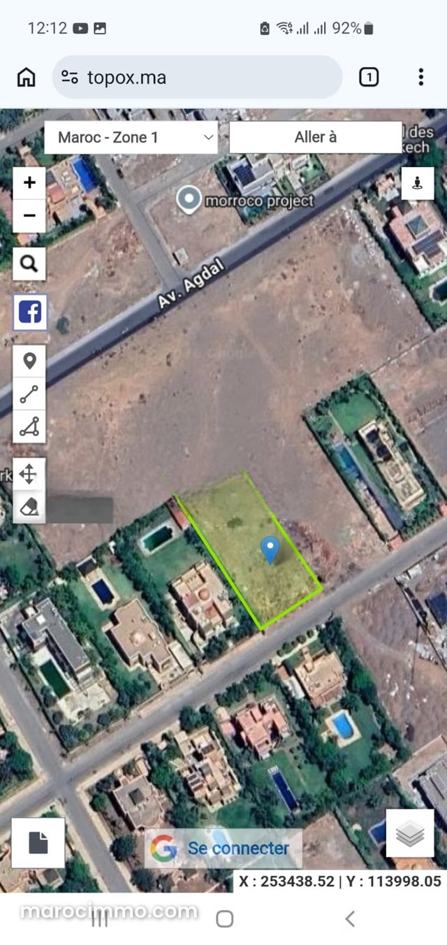 Terrain d’exception à vendre – Agdal / Riad Atlas – Marrakech — 2