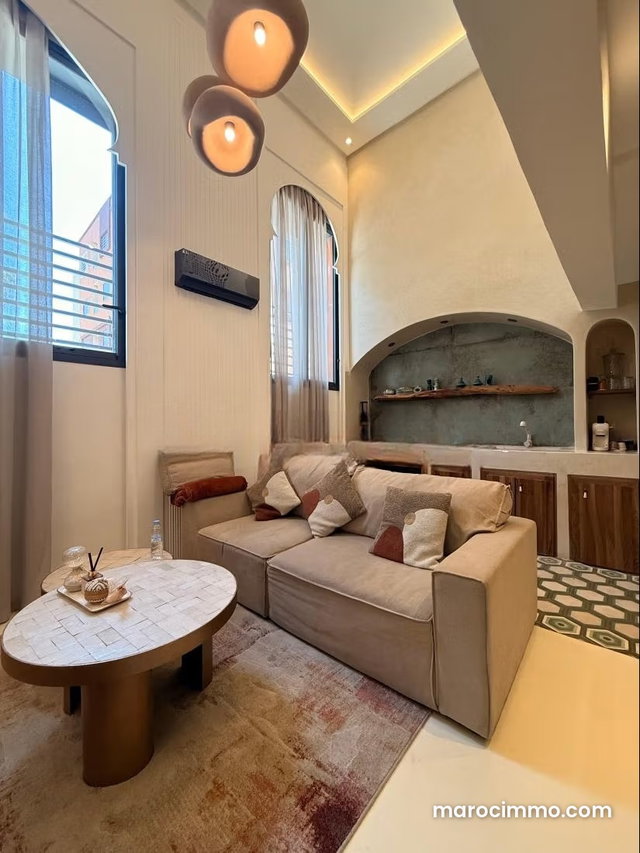 Superbe appartement à vendre à Guéliz. 2 pièces confortables. Bien meublé — 4