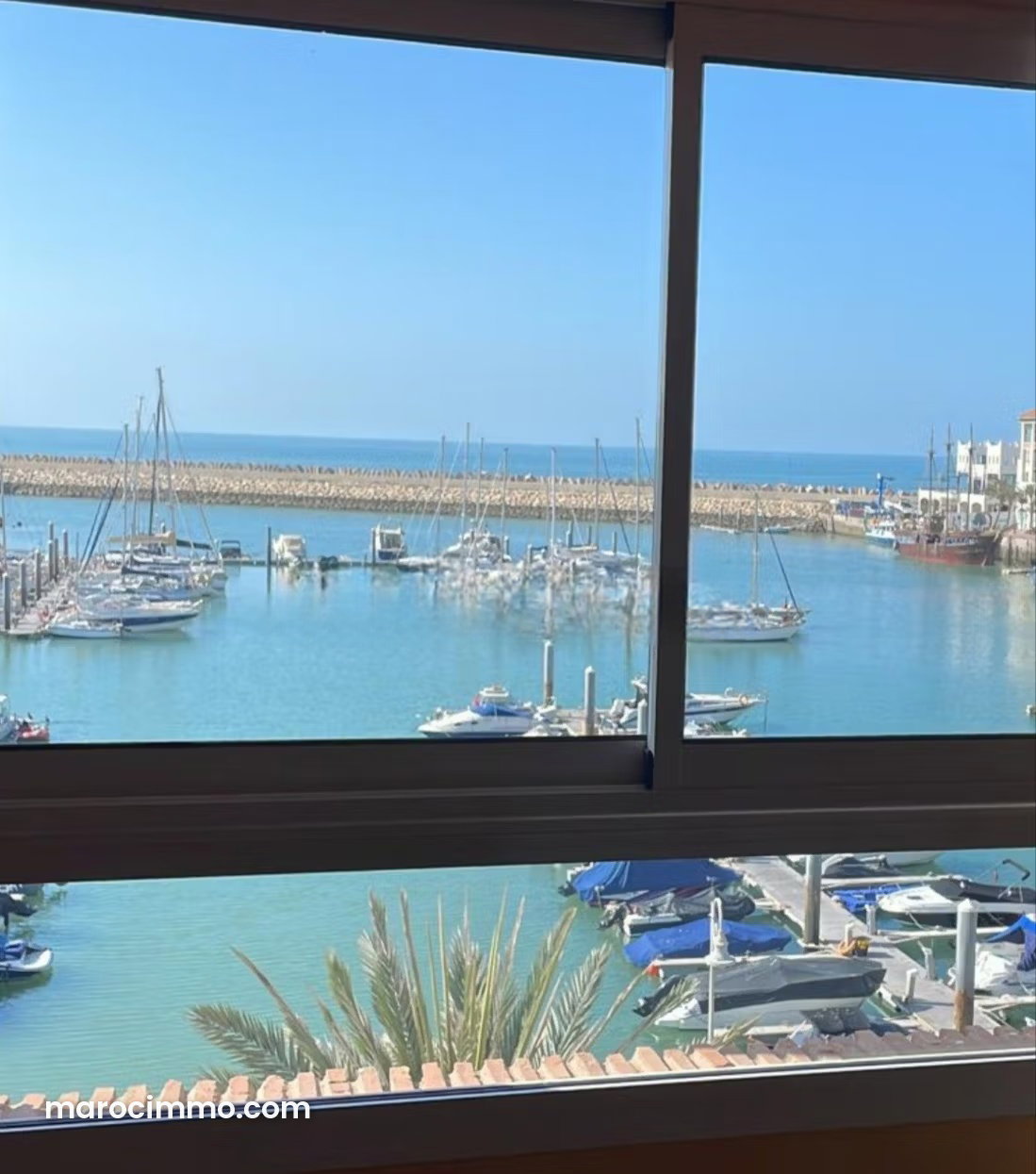 110 m² Apartment with Sea Views, Agadir Marina, Top Floor — Agadir