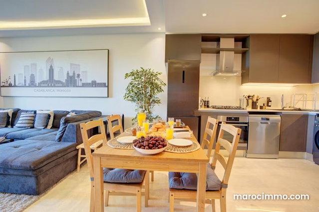 Exclusive – Studio Meublé avec Terrasse à Casablanca Finance City — 5
