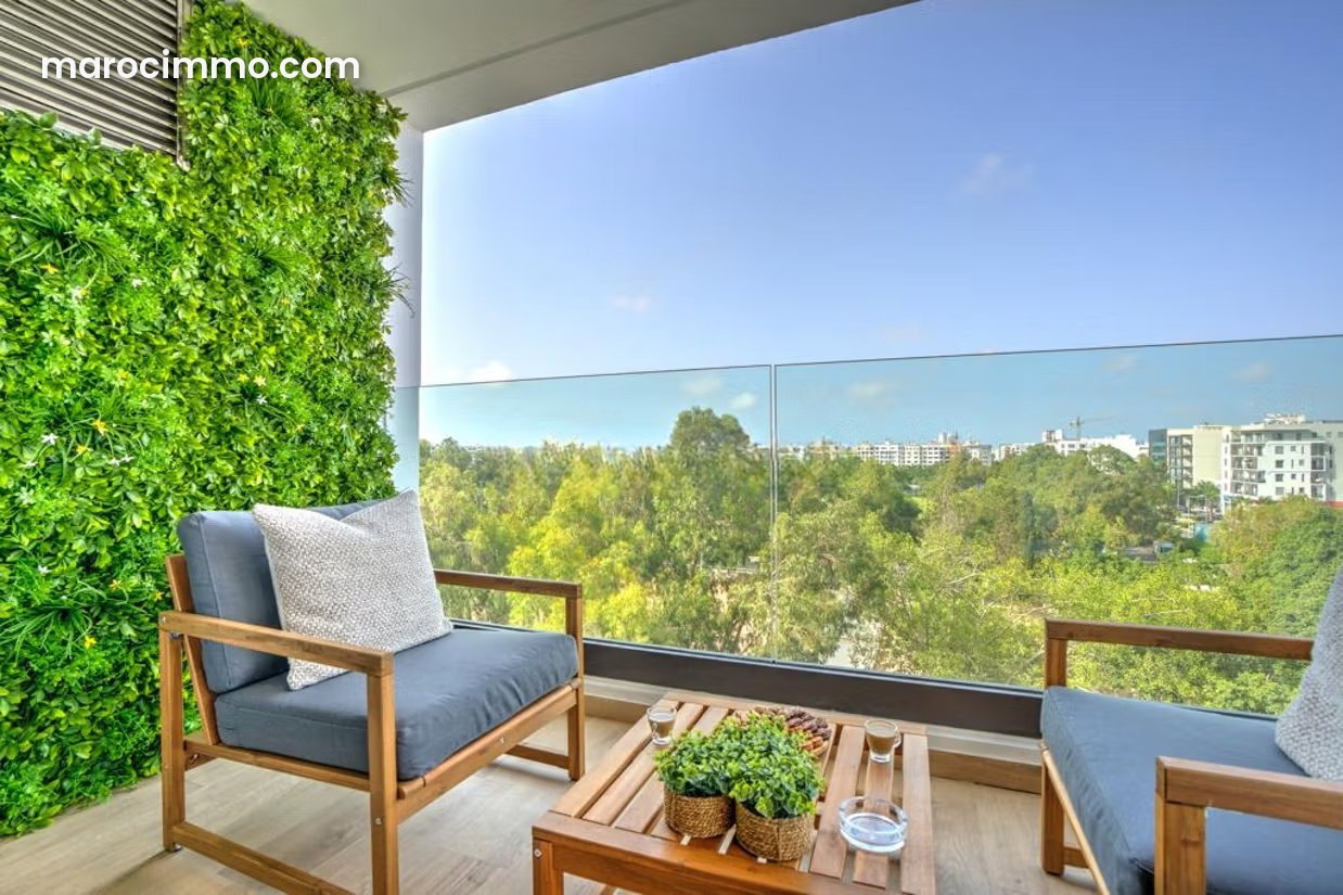 Furnished Sea-View Apartment, Casablanca Finance City — Casablanca