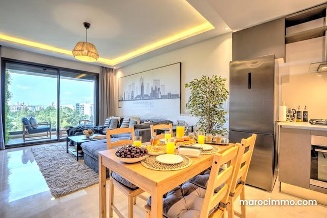 Exclusive – Studio Meublé avec Terrasse à Casablanca Finance City — 3