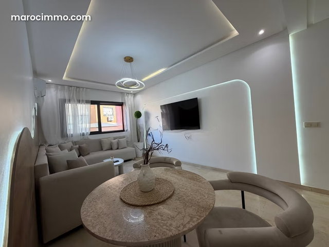 Appartement en vente à Guéliz. Surface totale 79 m². Bien meublé — 2