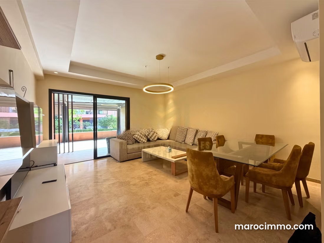 Garden-level apartment, 135 m², with terraces in Marrakech — Marrakesh