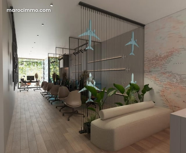 Bureau à louer à Oasis. Surface de 76 m². Ascenseur et stationnement — 3