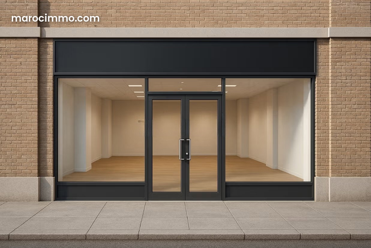 Local commercial 150 m² C.I.L Casablanca, emplacement stratégique — Casablanca