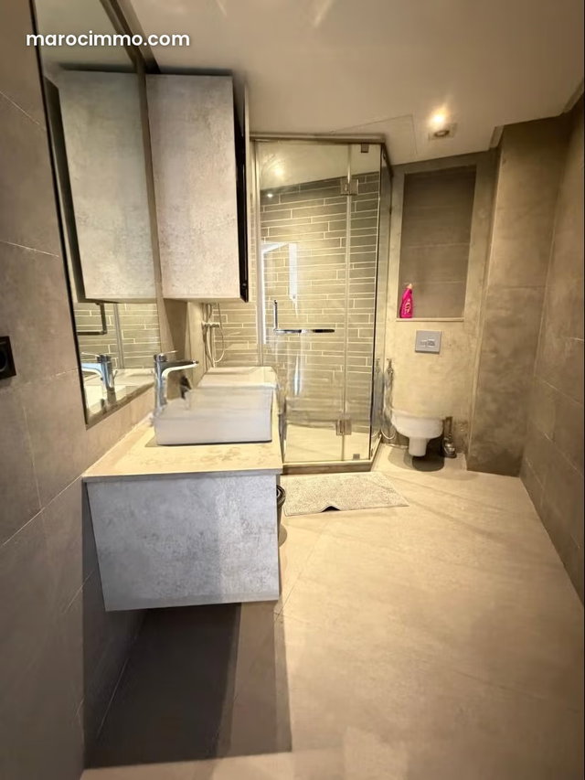 Modern Studio for Rent in Riviera, Casablanca. 65 m² Surface Area. — 3