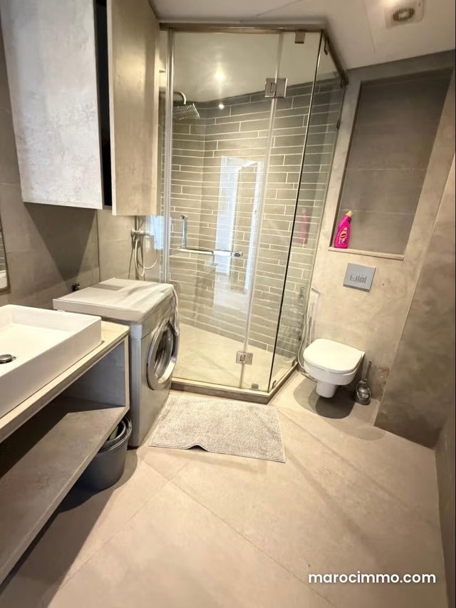 Modern Studio for Rent in Riviera, Casablanca. 65 m² Surface Area. — 2