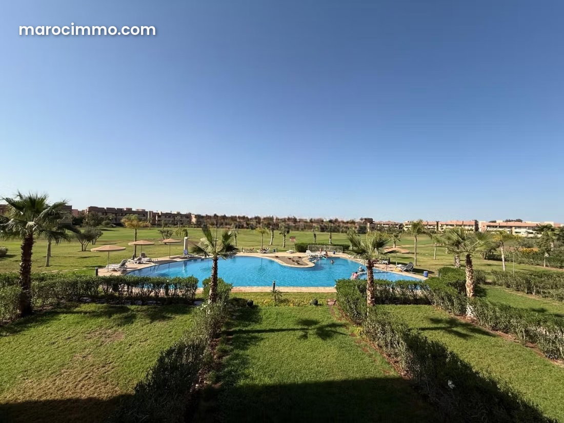 Appartement 3 chambres meublé, vue golf et montagne, Agdal Marrakech — Marrakech