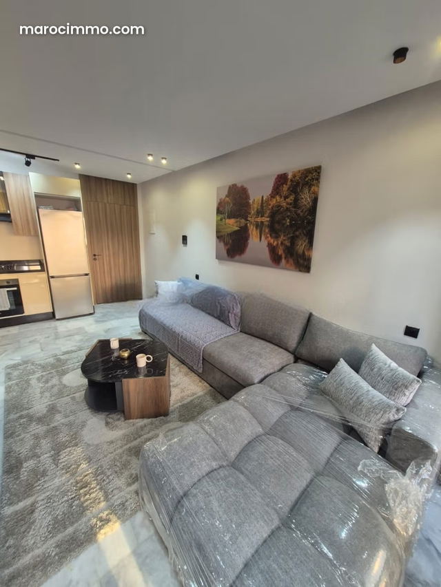 Bel appartement en location à Maârif. Surface totale 50 m². Meublé — الدار البيضاء