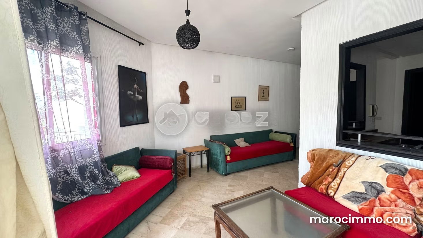 Furnished apartment with swimming pool for rent in Dar Bouazza — Dar Bouazza