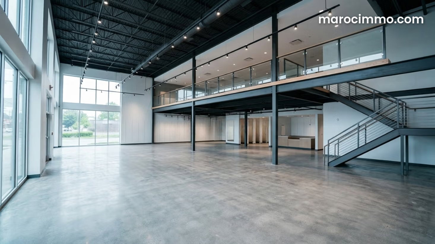 600 m² Commercial Property with Mezzanine in Ain Sebaa, Casablanca — Casablanca