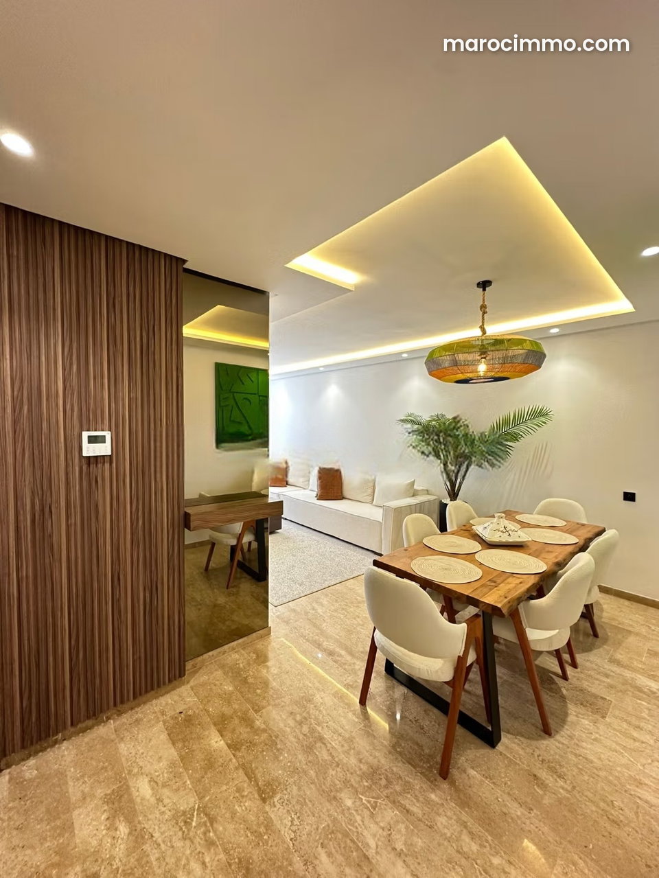 Appartement à louer 95 m² à Dar Bouazza