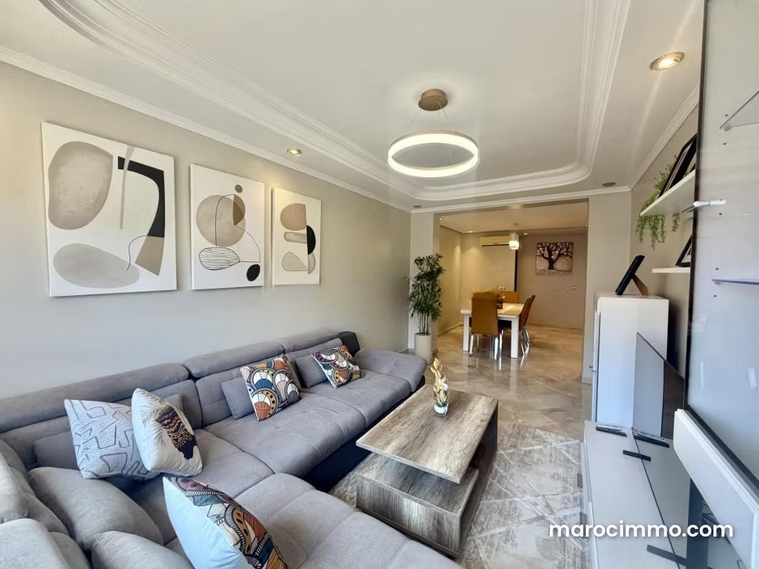 Appartement meublé 3 chambres à louer à Guéliz Marrakech — Marrakech