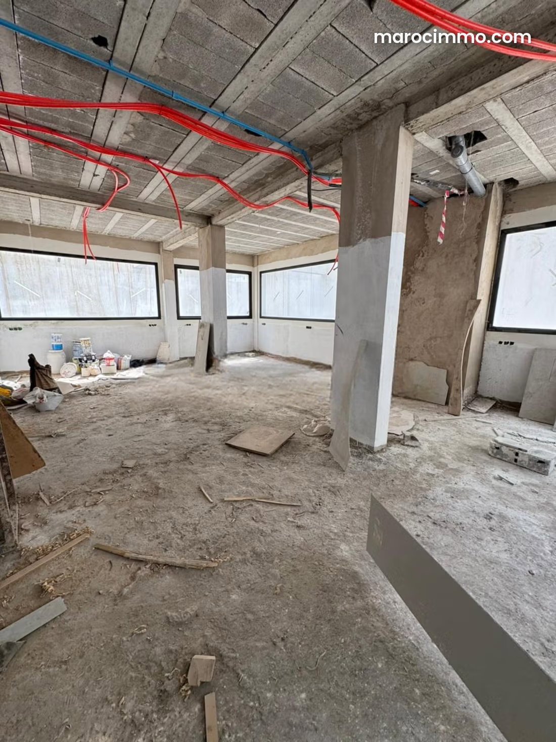 400 sqm spa for lease, C.I.L, Casablanca, two levels with courtyard — Casablanca