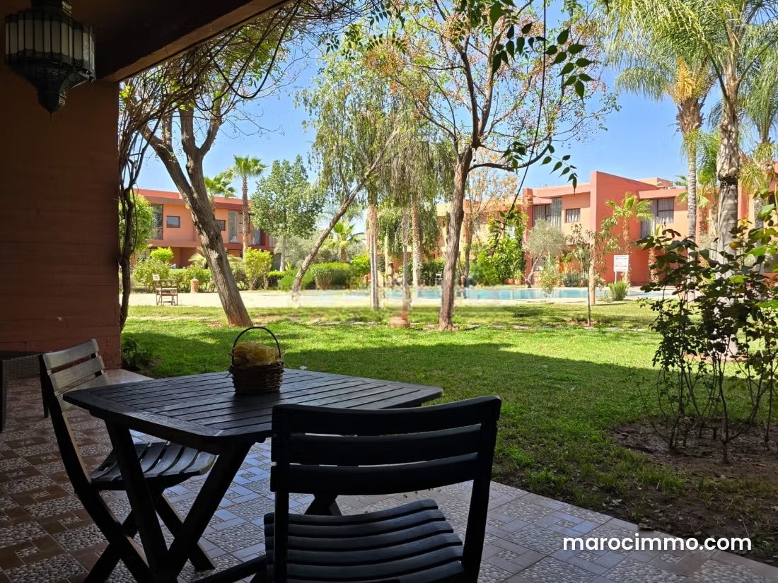 Furnished Apartment with Garden and Pool, Agdal, Marrakech — Marrakesh
