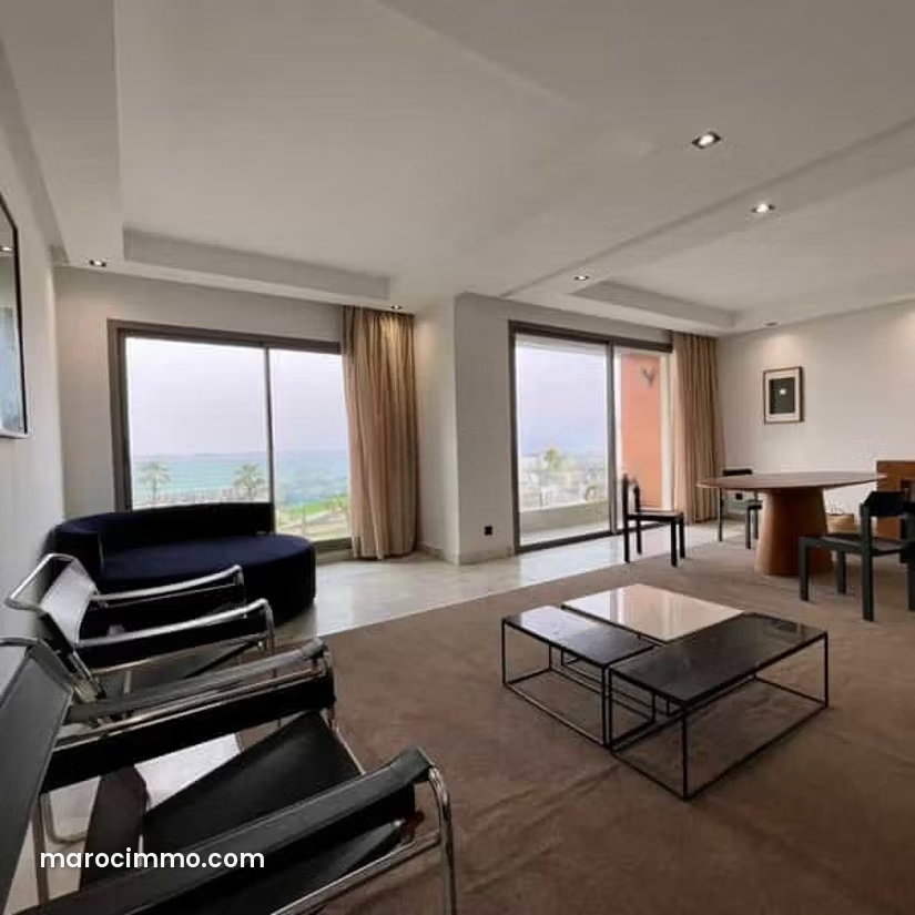 Furnished 185 m² Apartment, 3 Bedrooms, Bourgogne, Casablanca — Casablanca