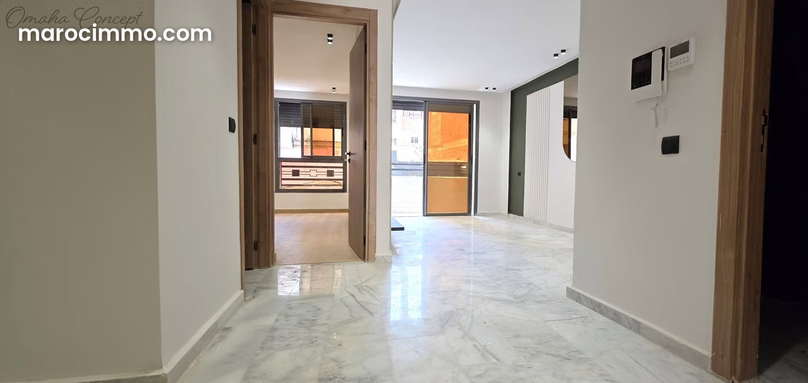 Appartement 3 pièces neuf avec terrasse, Maarif, Casablanca — Casablanca