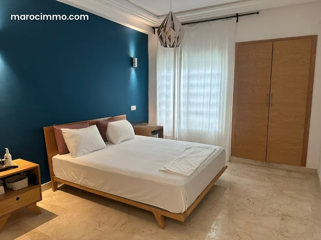 Furnished Apartment with Pool and Garden in El Menzeh — El Menzeh