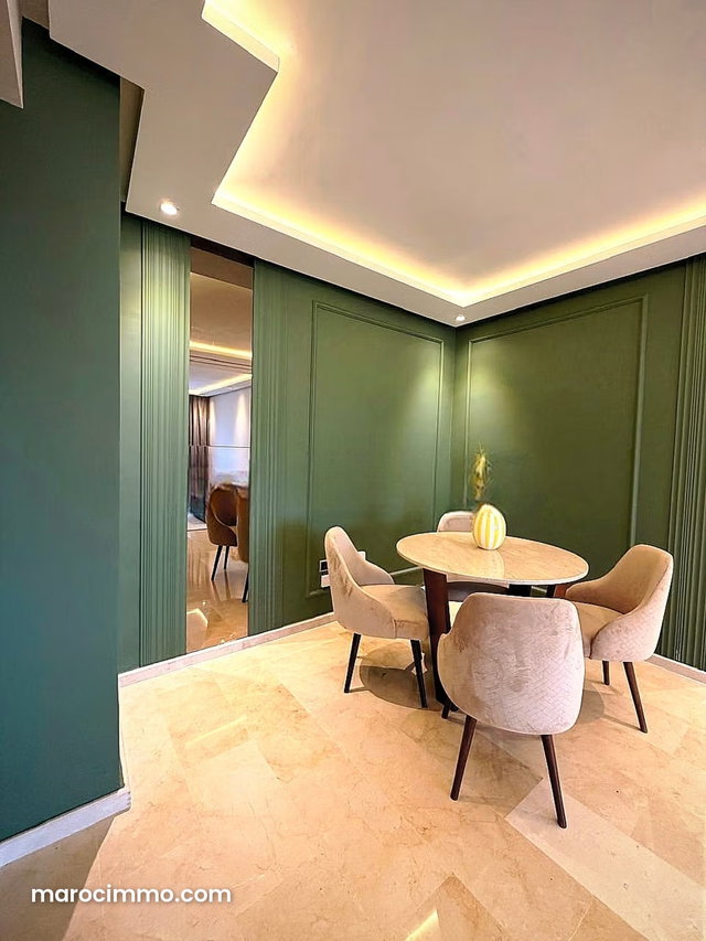 Appartement F3 Meublé Haut Standing à Louer – Riyad Extension – Rabat — 2