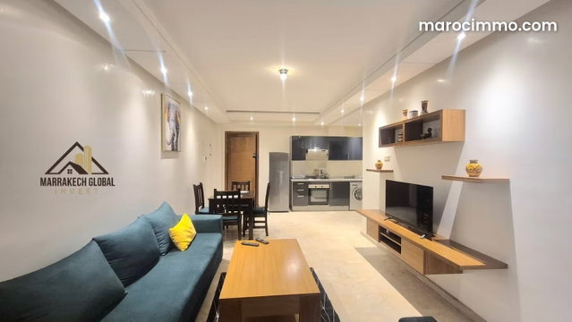 New 50m² Furnished Studio for Rent – Residence with Pool — 2