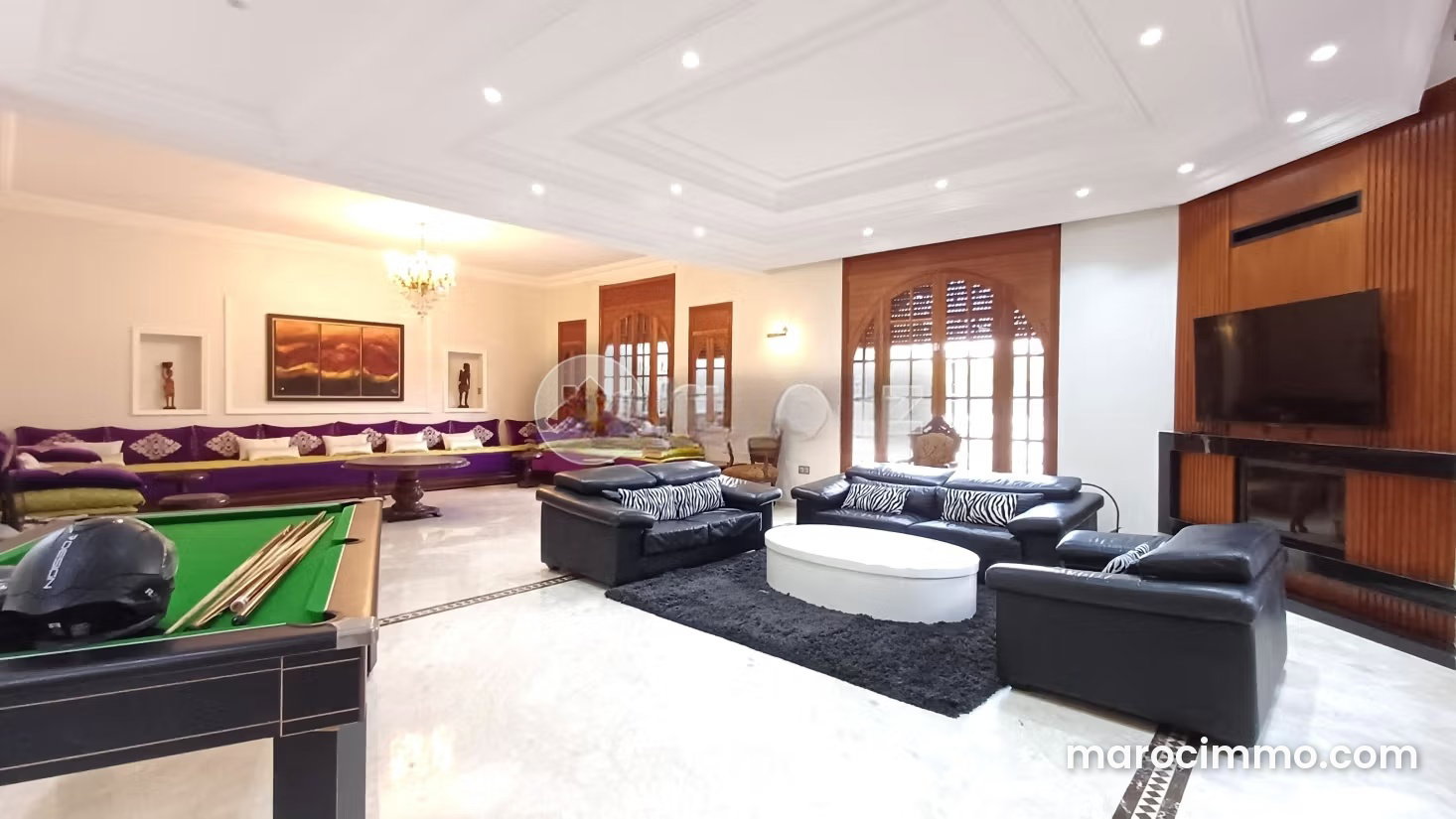 Villa 630 m² avec piscine et jardin, Sidi Maarouf, Casablanca — Casablanca