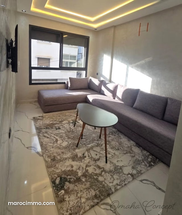 Appart Neuf meublé 57m2 2Ch balcon garage Maarif — 2