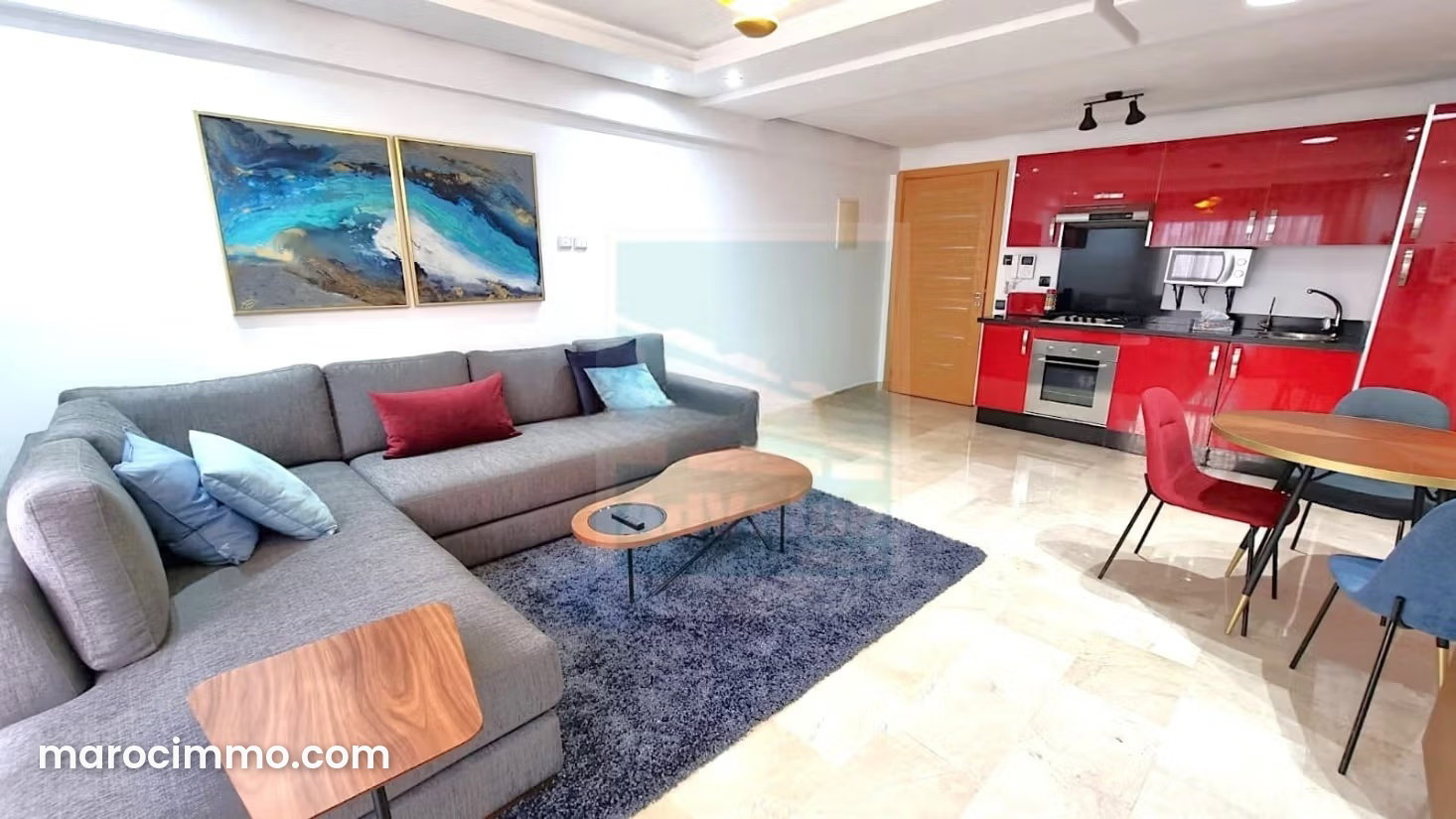 Appartement 1 chambre avec terrasse, Racine, Casablanca — Casablanca