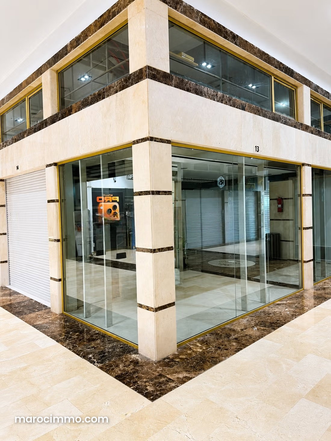 50 sqm commercial premises in Les Orangers, Rabat, for rent — Rabat