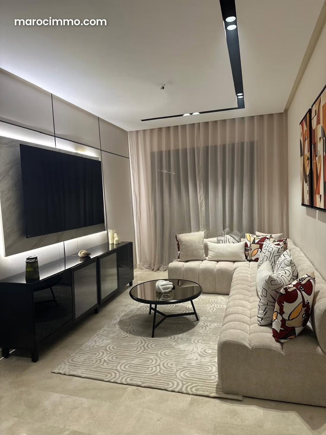 Furnished apartment for rent in Californie, Casablanca — Casablanca