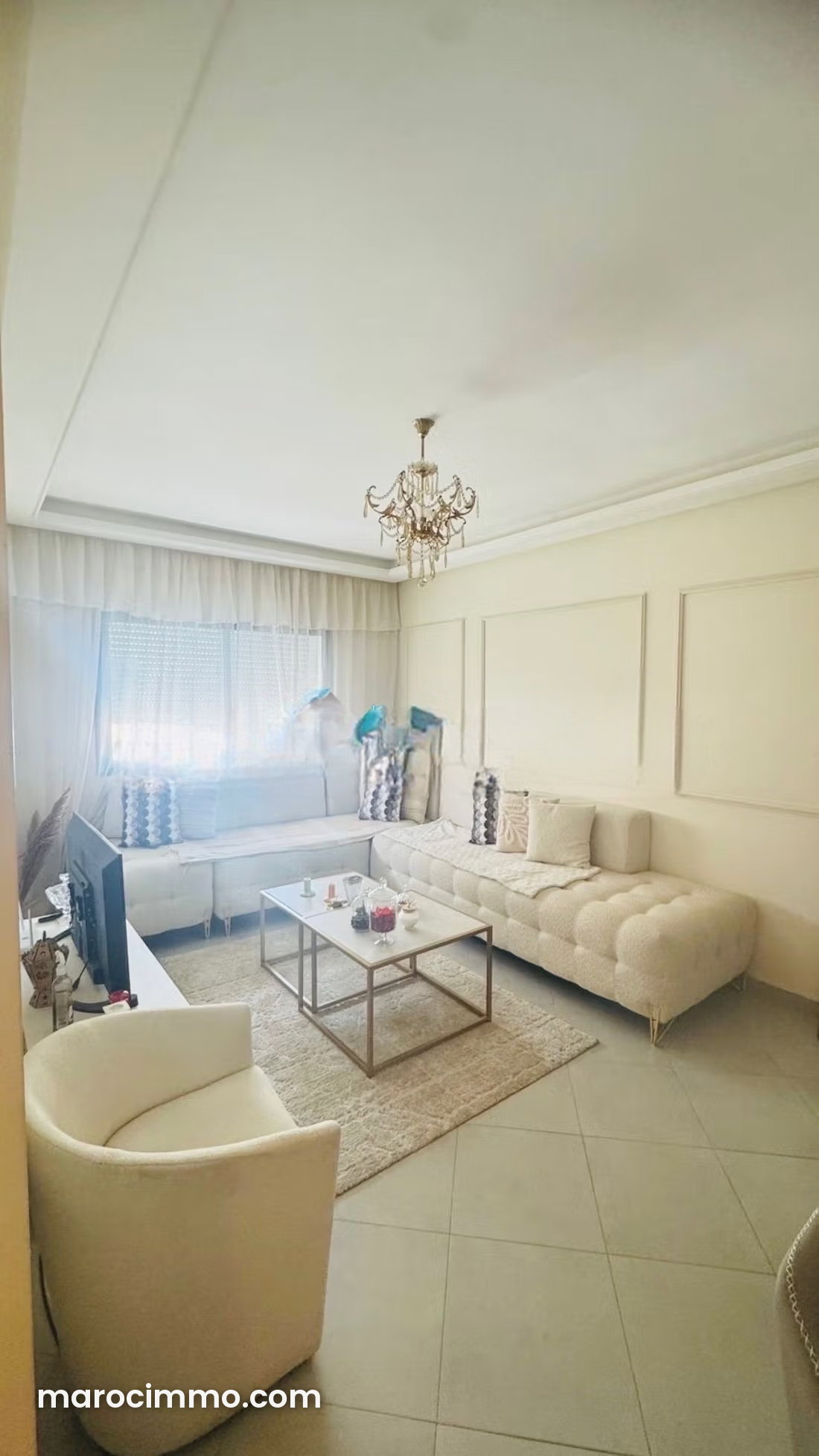 Furnished 120 m² Apartment, 3 Bedrooms, Mesnana, Tangier — Tangier