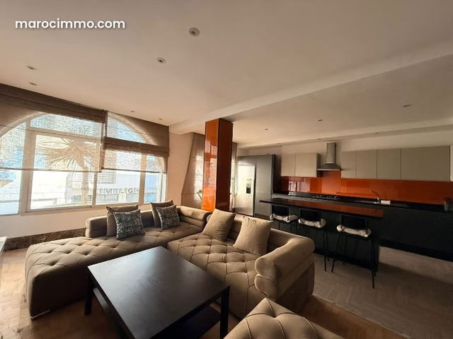 Appartement meublé en location à RACINE — الدار البيضاء