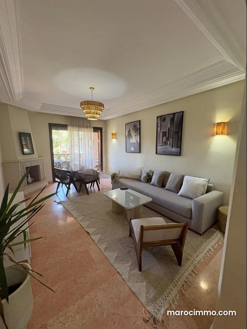 Furnished 100 sqm Apartment with Terrace and Pool, Agdal, Marrakech — Marrakesh