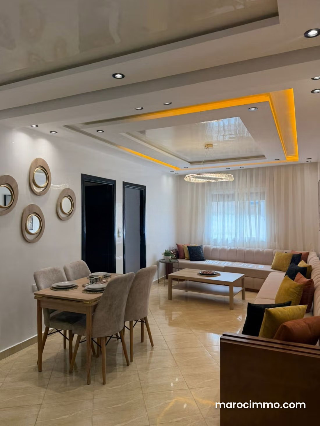 Appartement meublé 70 m² à louer à Martil — Martil