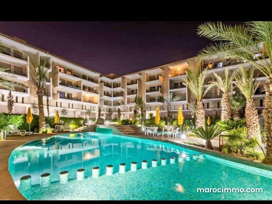Furnished Apartment with Terrace and Pool in Marrakech — Marrakesh