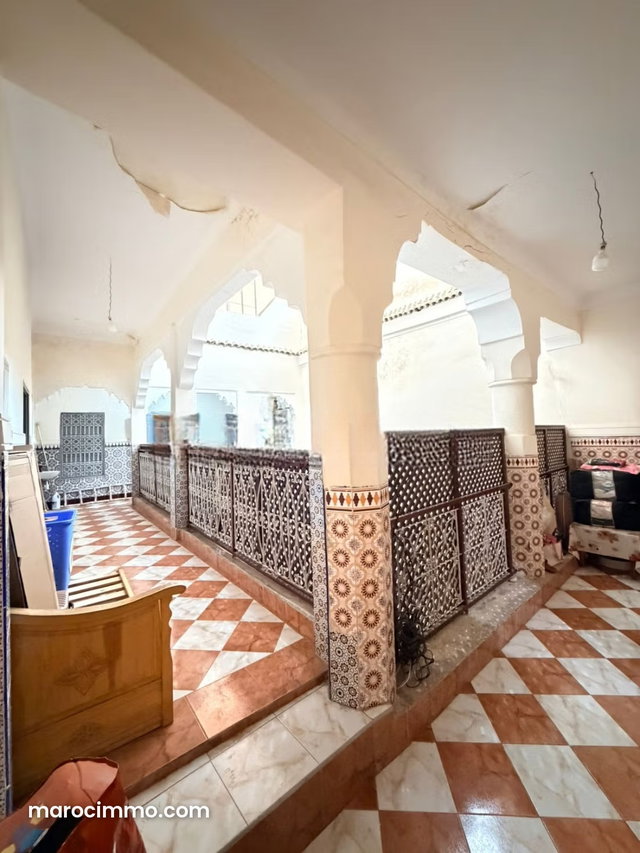 Riad 214 m² à rénover Bab El Khemis Rooftop vue médina — 5