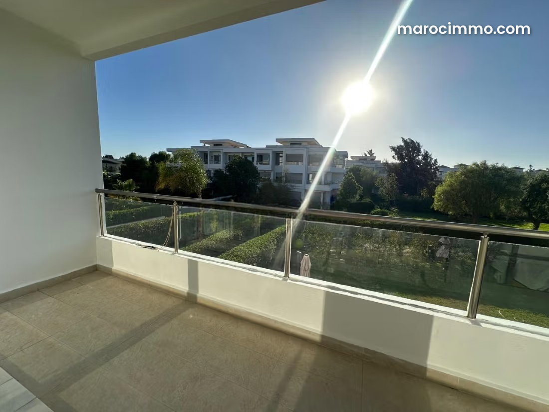 Furnished 3-Bedroom Apartment with Pool, Bouskoura Green Town — Bouskoura