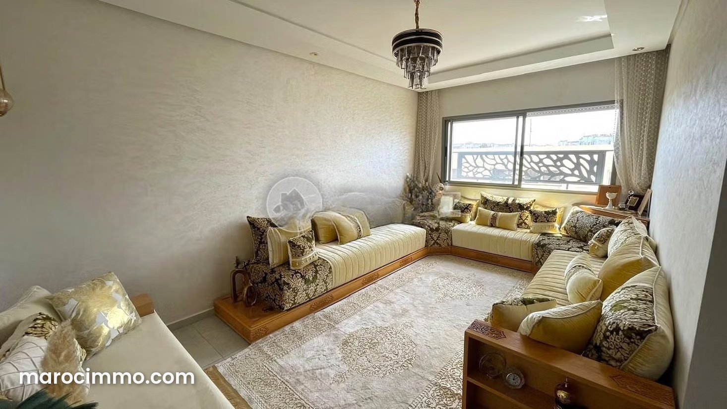 Appartement 3 chambres lumineux à Dar Bouazza, 93 m² — Dar Bouazza