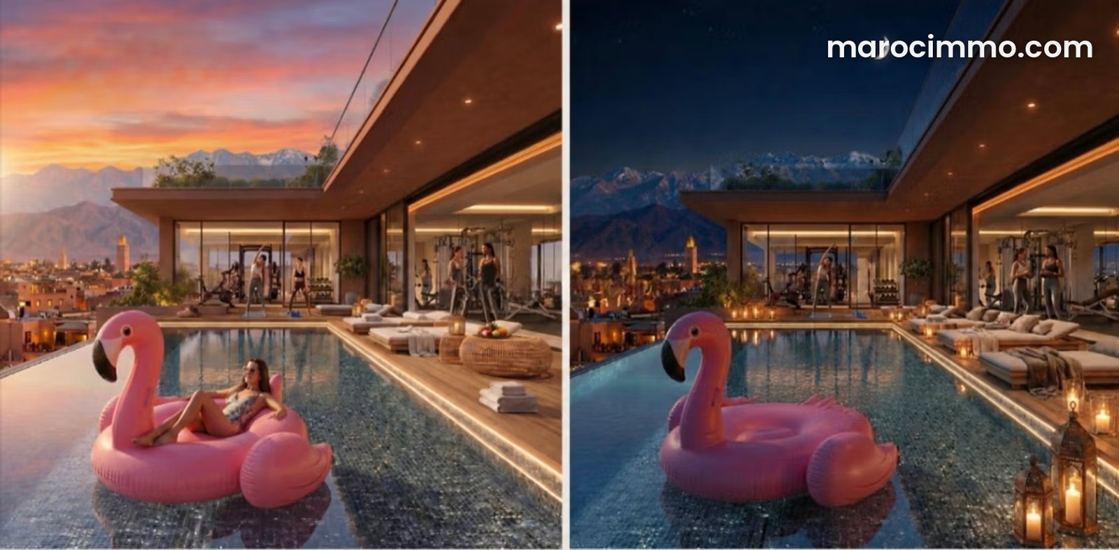 New-Build Apartment in Gueliz, Marrakech with Mountain Views — Marrakesh