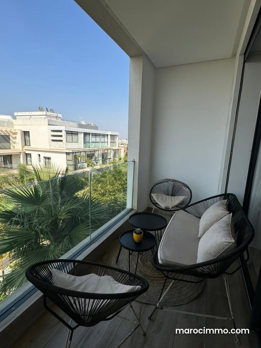 Appartement meublé avec piscine à louer Californie Casablanca — Casablanca