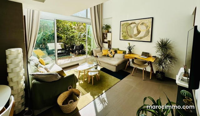 Magnifique Loft Meublé 1 Chambre avec Terrasse — Rabat