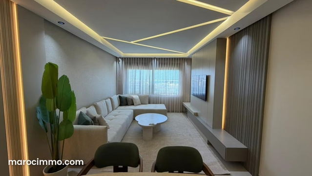 Appartement en location à De La Plage. Surface de 130 m². Meublé — Tanger
