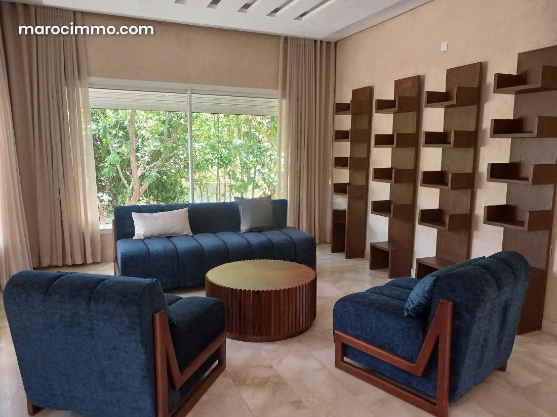 Villa meublée 400 m², jardin et terrasse, Hay Riyad Rabat — Rabat